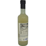 Every Bit Organic 500ml rice wine vinegar bottle with a white and green label and 'with the mother' text.