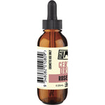 25ml bottle of Every Bit Organic Rosehip Oil with an orange label and dropper on a white background.