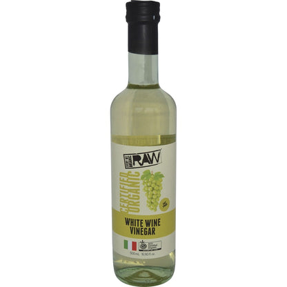 Every Bit Organic White Wine Vinegar 500ml (Pack of 6) Payless 4 Organics