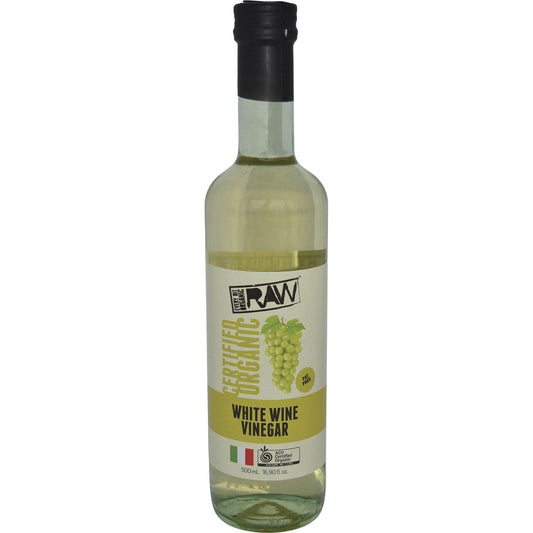 Every Bit Organic White Wine Vinegar 500ml (Pack of 6) Payless 4 Organics