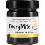 240g jar of EveryOrganics EveryMite The Original, a black sesame-based super spread, on a white background.
