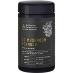 100g jar of Evolution Botanicals 10 Mushroom Formula Optimise Wellbeing organic mushroom extract powder.