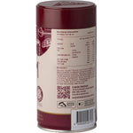 Evolution Botanicals EVO+ Karm Cacao and Carob Drink 175g tin on a white background.