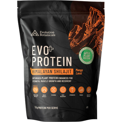 Evolution Botanicals EVO+ Protein + Himalayan Shilajit Mango Lassi 900g Payless 4 Organics