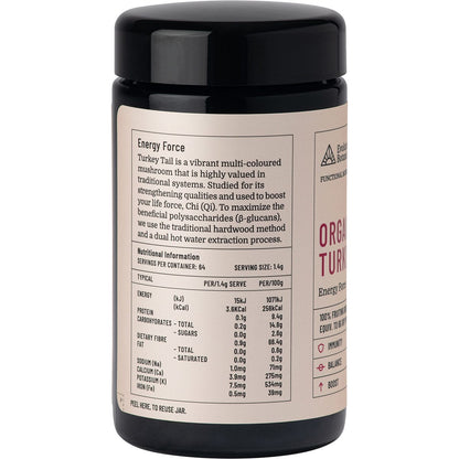 Evolution Botanicals Organic Turkey Tail Energy Force 90g Payless 4 Organics