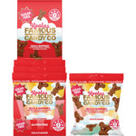 10-pack of Famous Sugar Free Cola Koala Gummies featuring a display box and a 50g resealable bag.
