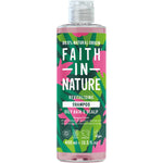 Faith In Nature 400ml Dragon Fruit Shampoo in a recycled bottle with a revitalising tropical aroma and natural ingredients.