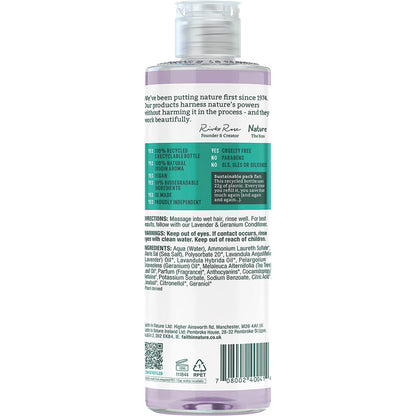 Faith In Nature Shampoo Soothing Lavender & Geranium 400ml Payless 4 Organics