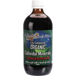 500ml bottle of Fulhealth Organic Colloidal Minerals Concentrate on a white background with a gold and black label.