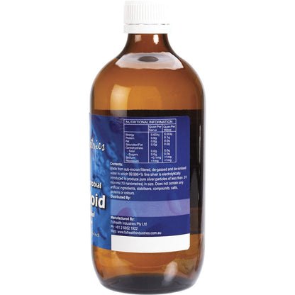 Fulhealth Silver Colloid 500ml Payless 4 Organics