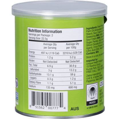 The Good Crisp Company Potato Crisps Sour Cream & Chives 12x45g