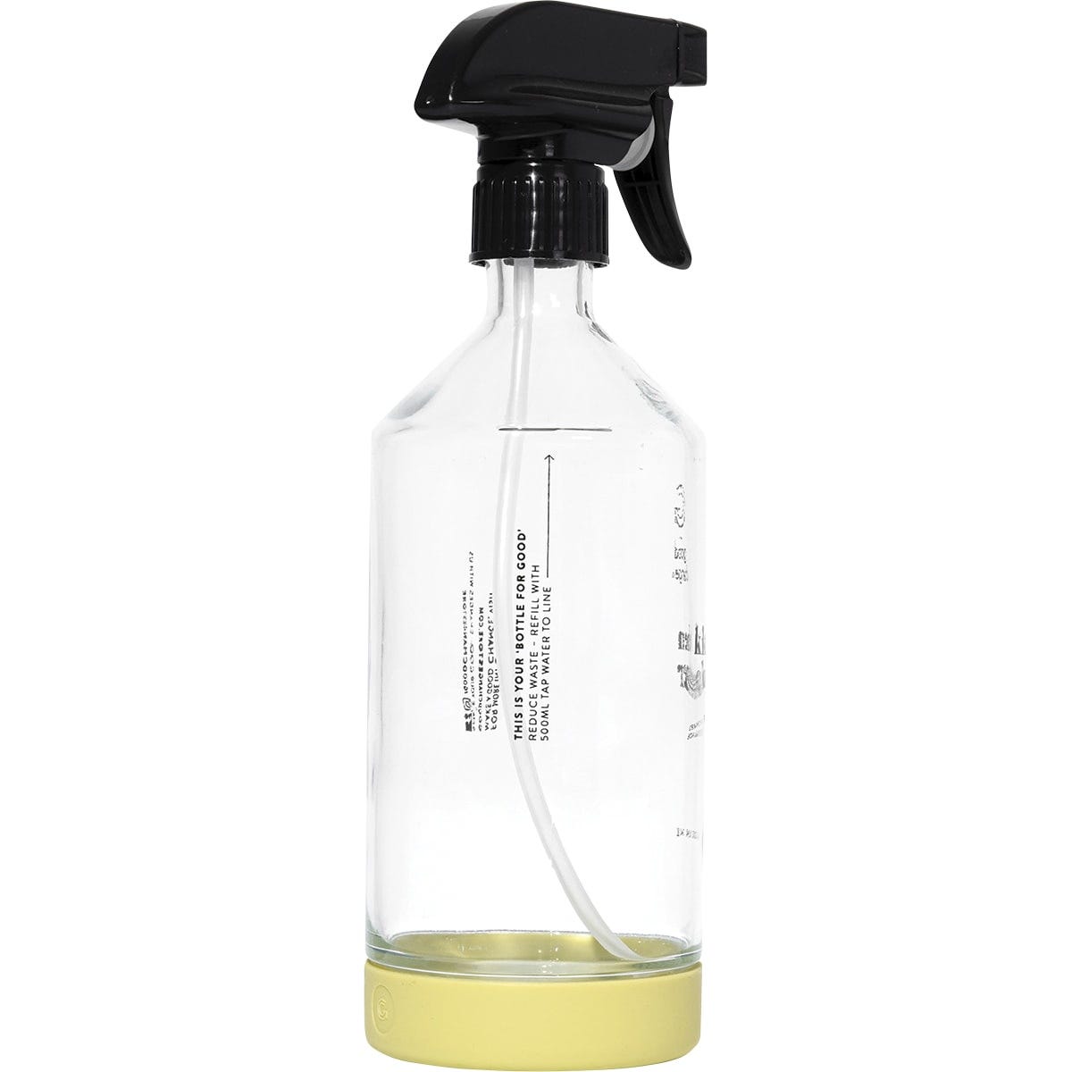 Good Change Store Glass Bottle with Spray Trigger Kitchen Cleaner 500ml (Pack of 6)