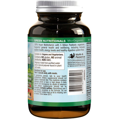 Green Nutritionals 100% Vegan Multivitamin 60 Capsules 