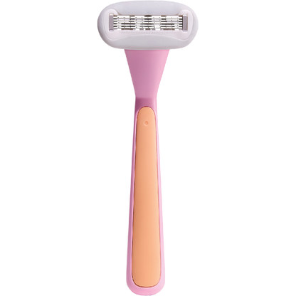Gem Skin-Loving Shaving Kit Sweet Treat Starter Set featuring a lilac razor, two refills, and a matching holder.