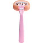 Lilac Gem starter set razor with a five-blade head and ergonomic handle on a white background.
