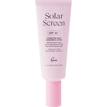 Gem Solar Screen SPF50+ Hydrating Face Sunscreen Lotion 50ml