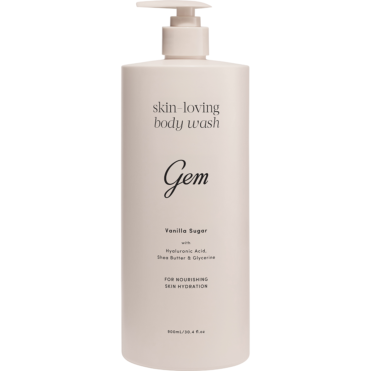 Gem Skin-Loving Body Wash Vanilla Sugar 900ml (Pack of 3)