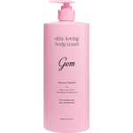 Gem 900ml Skin-Loving Body Wash Coconut Vanilla bottle on a white background.
