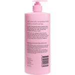 Back of Gem 900ml Coconut Vanilla Body Wash bottle showing ingredients and barcode on a white background.