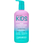 Giovanni Eco Chic Kids Nourishing and Detangling Conditioner bottle with watermelon and strawberry illustrations.