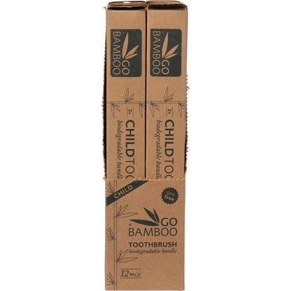 Go Bamboo Toothbrush Children (Pack of 12)