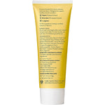 Back of Grin Pro Enzyme Whitening Toothpaste tube with nutrition facts, ingredients, and usage directions.