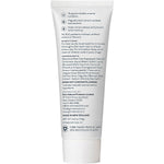 Back of a Grin Pro Enamel Care Toothpaste 113g tube with nutrition facts, ingredients, and directions for use.