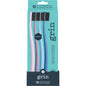 Grin 100% Recycled Toothbrush Medium Purple 4 Pack (Pack of 8)