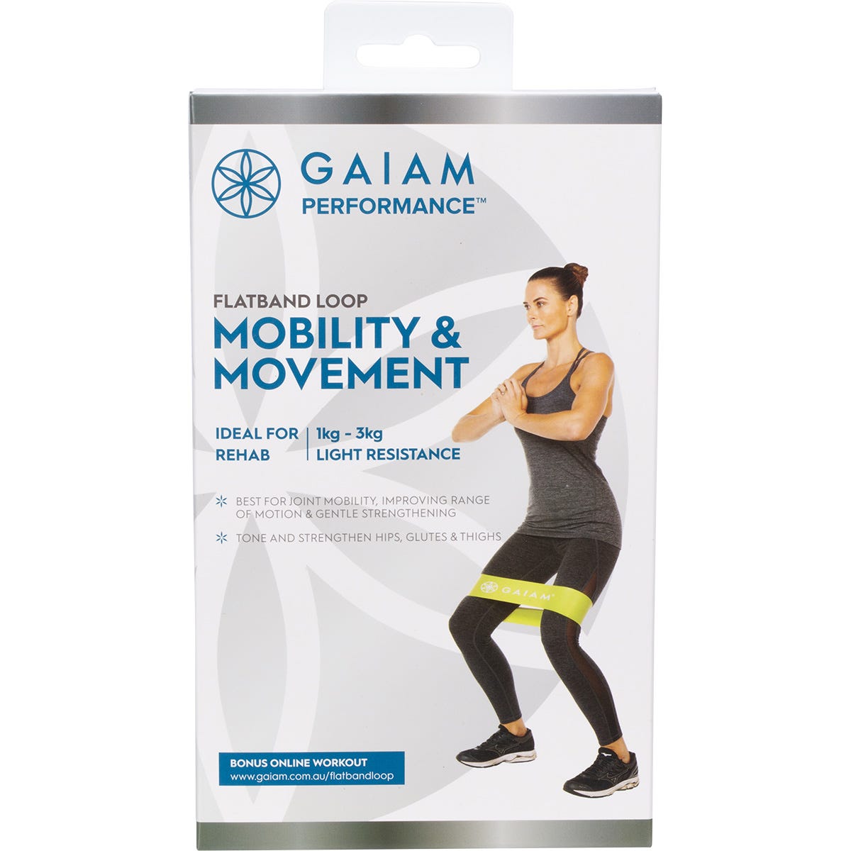 Gaiam Flatband Loop Mobility & Movement Light Payless 4 Organics