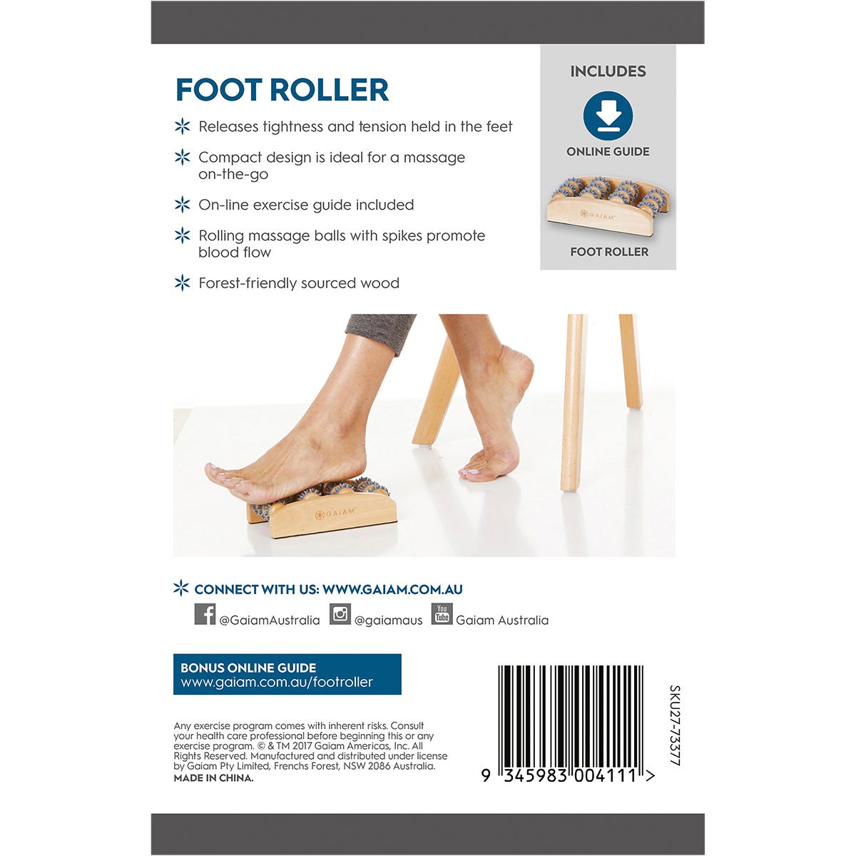 Gaiam Natural Health Foot Roller Payless 4 Organics