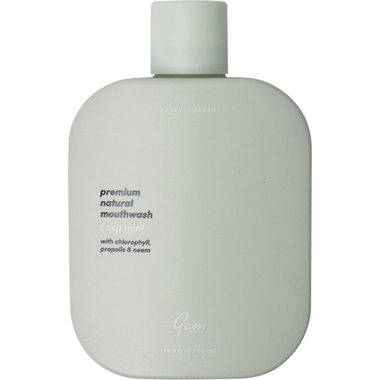 Gem Mouthwash Premium Natural Crisp Mint 500ml Payless 4 Organics
