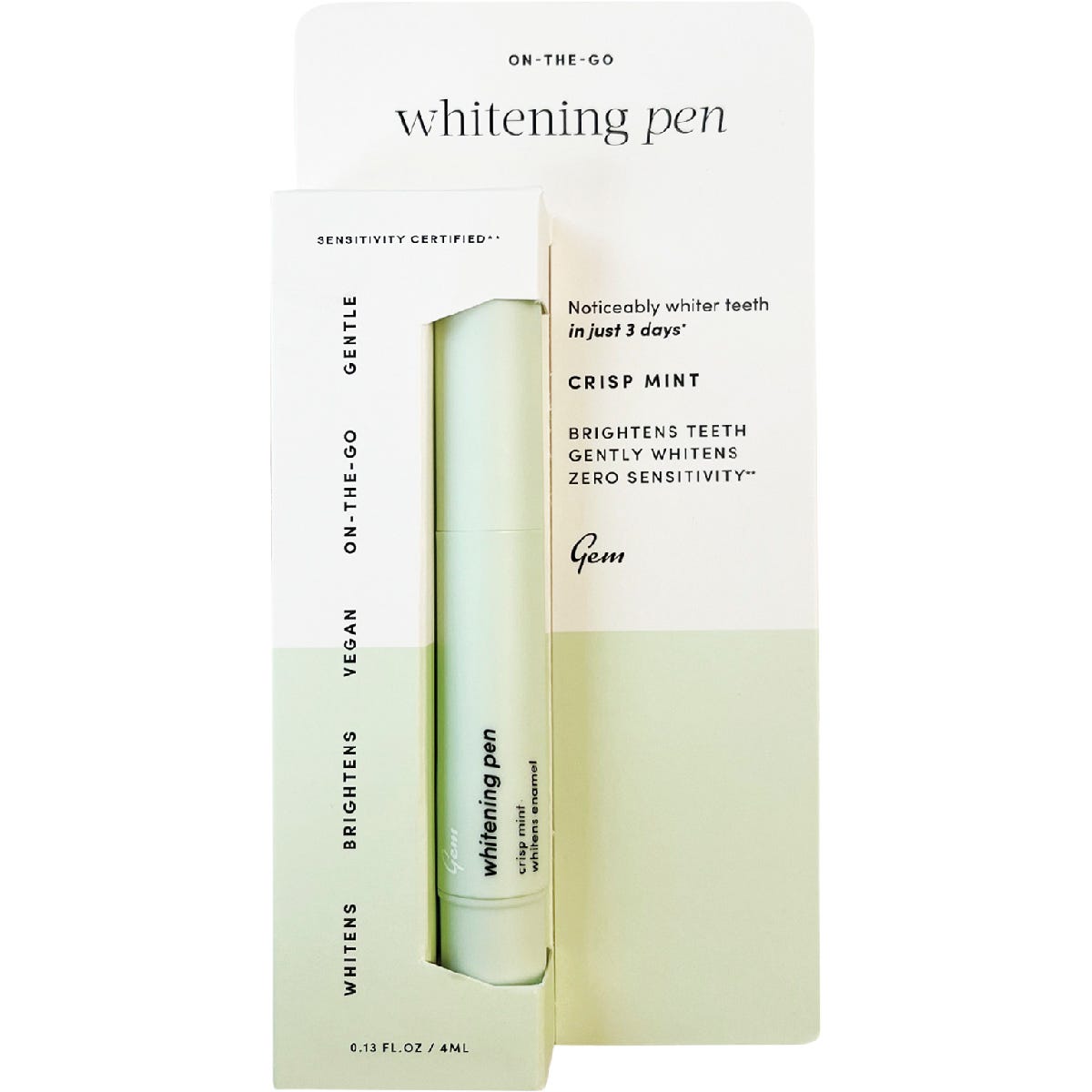 Gem Whitening Pen Crisp Mint 4ml Payless 4 Organics