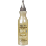 Giovanni 100% Pure Castor Oil 250ml bottle with a purple and white label, featuring Eco Chic hair care branding.