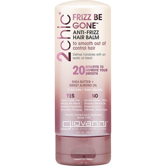 Giovanni Anti-Frizz Hair Balm 2chic Frizz Be Gone Frizzy Hair(Frizzy Hair Shea Butter & Sweet Almond Oil) 147ml Payless 4 Organics