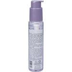 81ml bottle of Giovanni Anti-Frizz Smoothing Hair Serum with a purple label and pump dispenser on a white background.