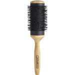 Giovanni 3 inch thermal round hair brush with a bamboo handle and vented ceramic-coated barrel on a white background.