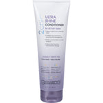 Giovanni 2chic Ultra-Shine Conditioner 250ml white tube with a black cap, featuring tsubaki and white tea illustrations.