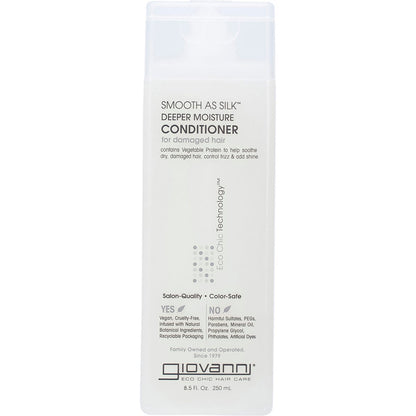 Giovanni Conditioner Smooth As Silk Damaged Hair(Damaged Hair) 250ml Payless 4 Organics