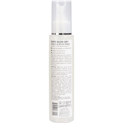 Giovanni Hair Shield & Style Spray Rapid Blow-Dry 118ml Payless 4 Organics