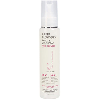 Giovanni Hair Shield & Style Spray Rapid Blow-Dry 118ml Payless 4 Organics