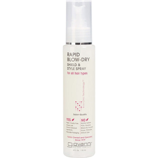 Giovanni Hair Shield & Style Spray Rapid Blow-Dry 118ml Payless 4 Organics