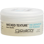 Giovanni Wicked Texture Pomade 57g jar with a purple and white label, featuring a flip-top lid on a white background.