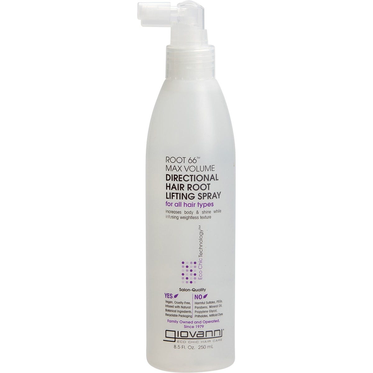 Giovanni Hair Volumiser Root 66 Root Lifting Spray 250ml Payless 4 Organics