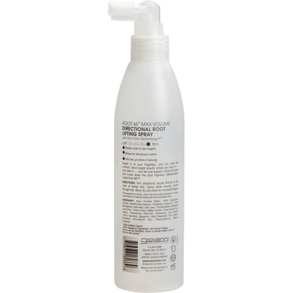 Giovanni Hair Volumiser Root 66 Root Lifting Spray 250ml Payless 4 Organics
