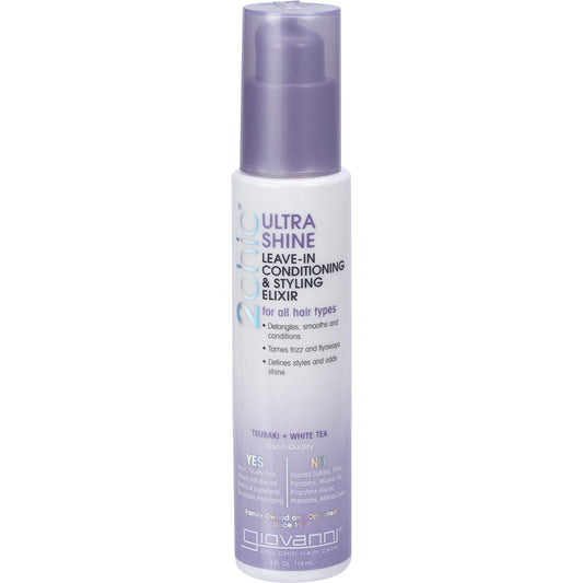 Giovanni Leave-in Conditioner 2chic Ultra Shine All Hair 118ml Payless 4 Organics