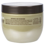 Side view of a 340ml Giovanni Castor Oil leave-in conditioner jar with a black lid and yellow label.