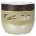Giovanni 340ml castor oil leave-in conditioner jar with a black lid and yellow label on a white background.