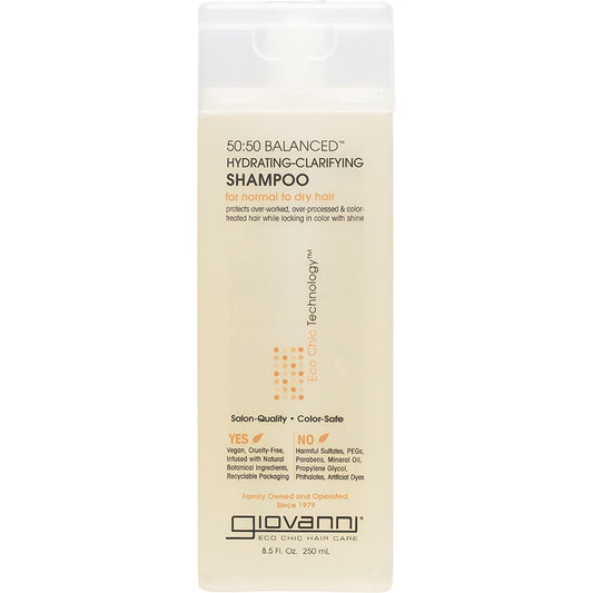 Giovanni Shampoo 50/50 Balanced Normal/Dry Hair 250ml Payless 4 Organics