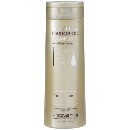 Giovanni Shampoo Smoothing Castor Oil All Hair 399ml Payless 4 Organics