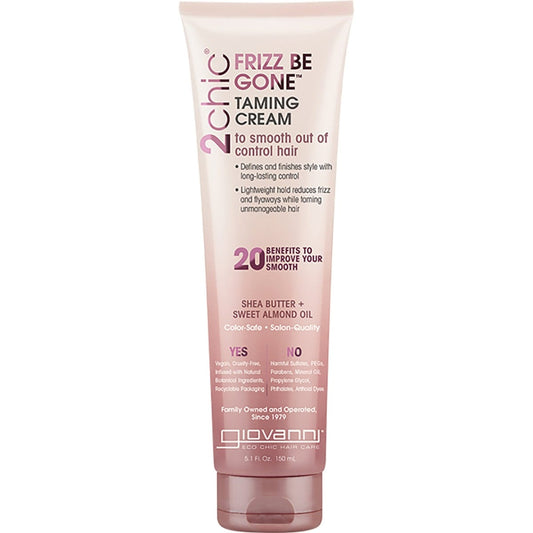 Giovanni Taming Cream 2chic Frizz Be Gone Frizzy Hair(Shea Butter & Sweet Almond Oil) 150ml Payless 4 Organics